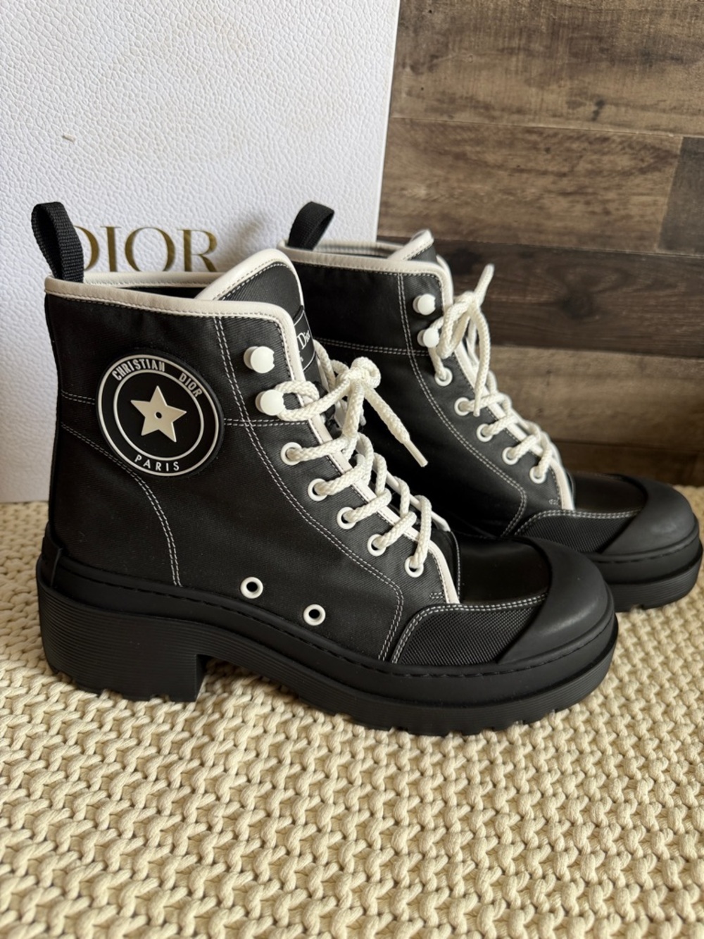 Christian Dior Combat Boots